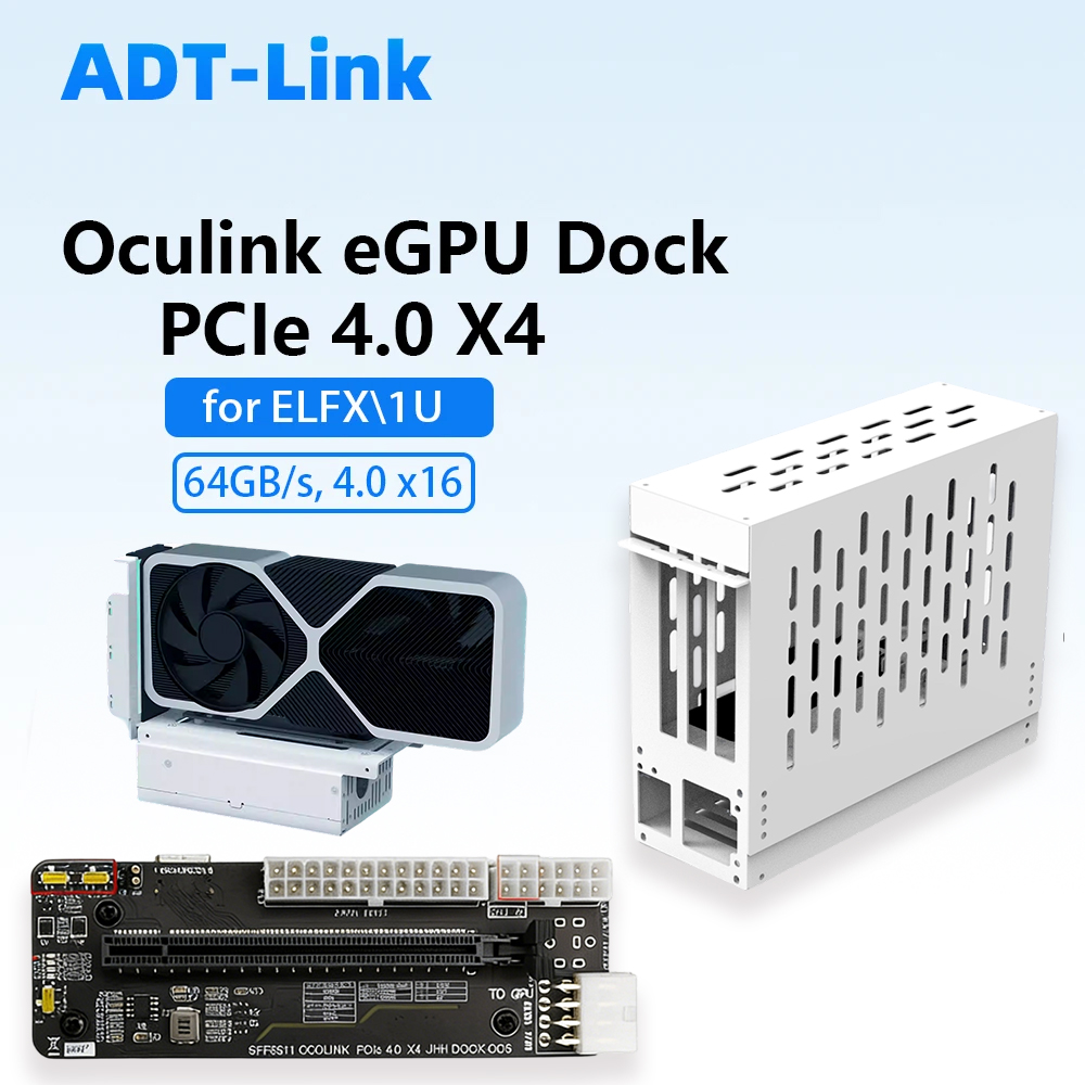 External Gpu Dock Pcie 4.0 Oculink - Док-станция Oculink eGPU для ноутбуков/мини-ПК, PCIe