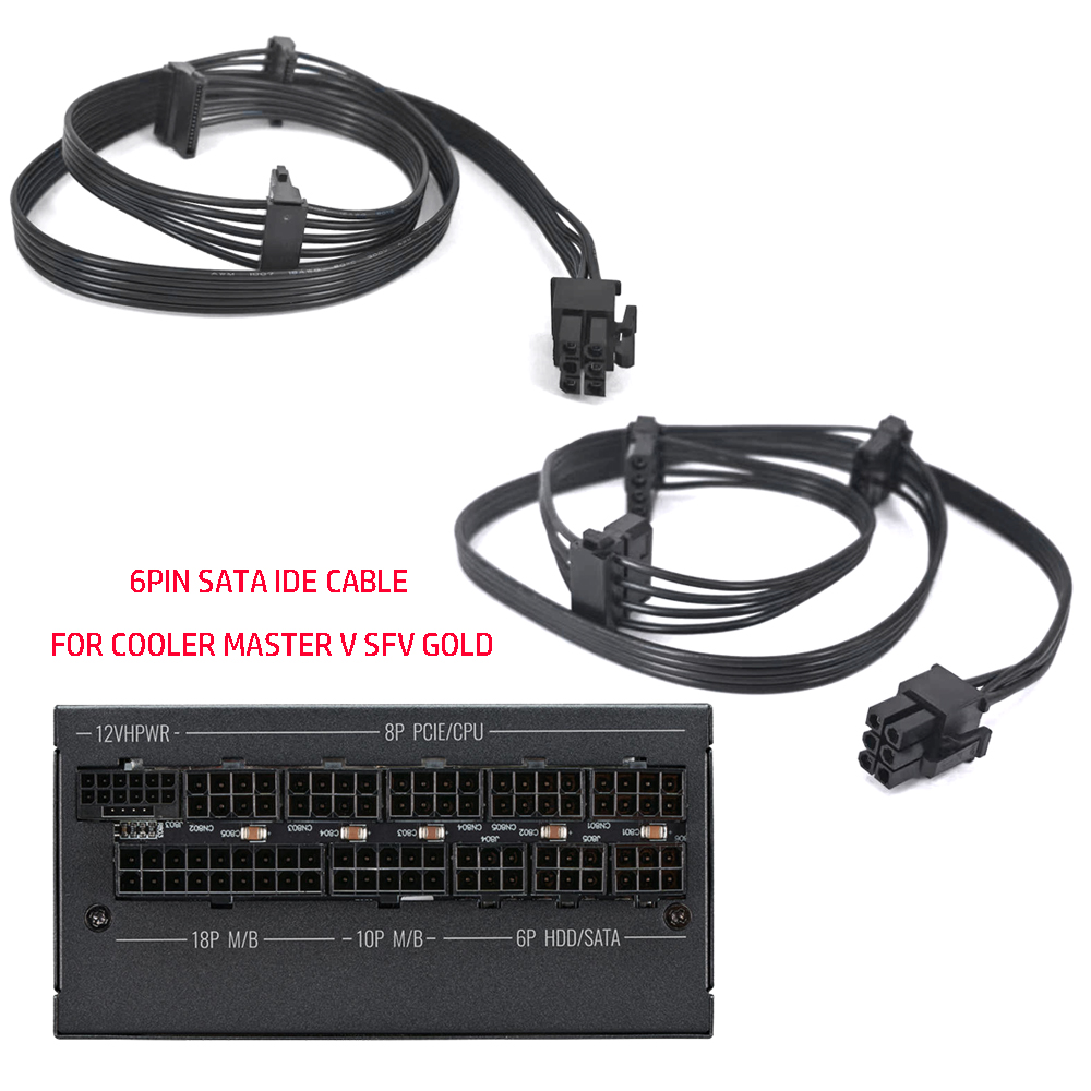 Sfx Power Supply 850W Gold - 6-контактный кабель PCIE TO 3 *