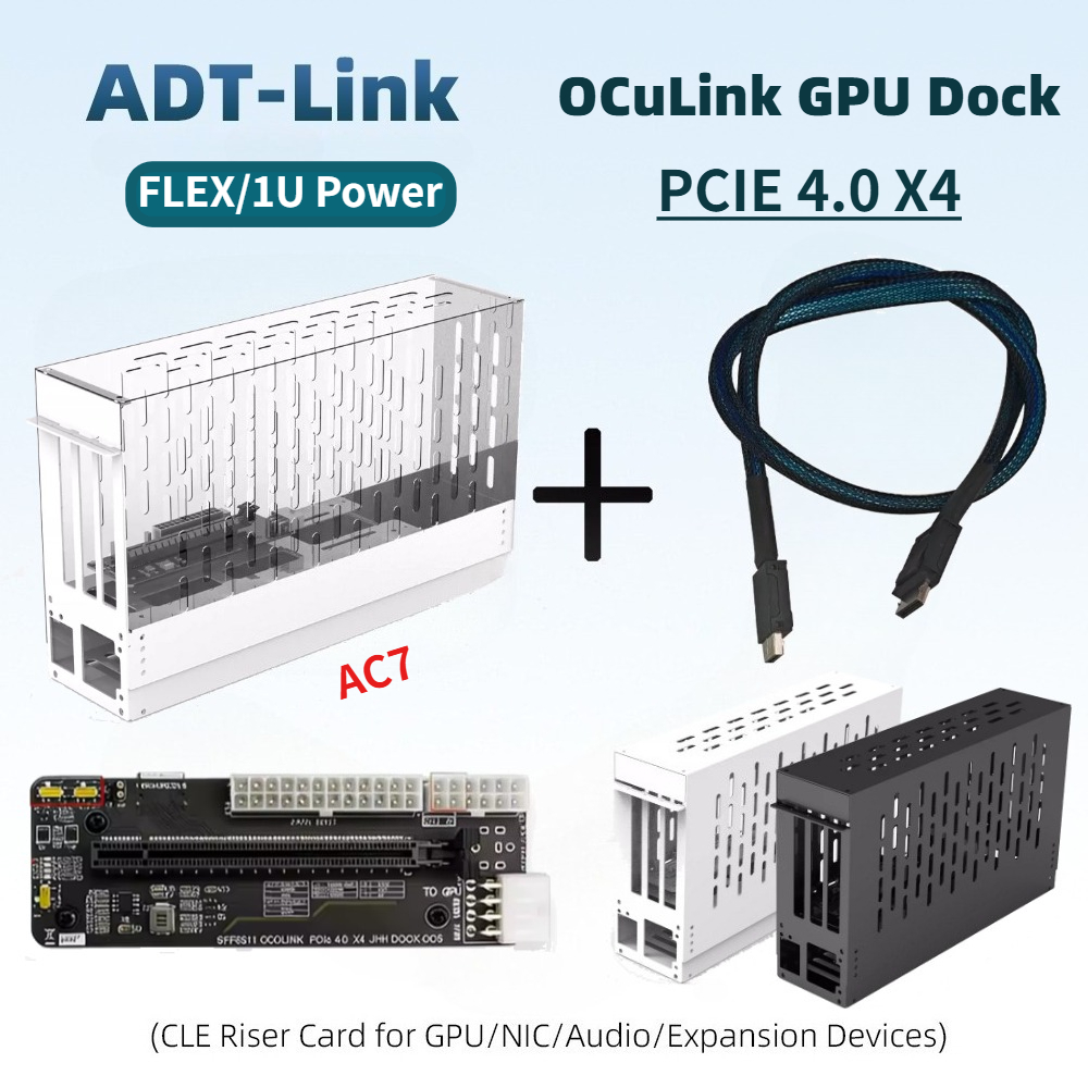 External Gpu Dock Pcie 4.0 Oculink - Внешний графический адаптер (eGPU) Oculink 50