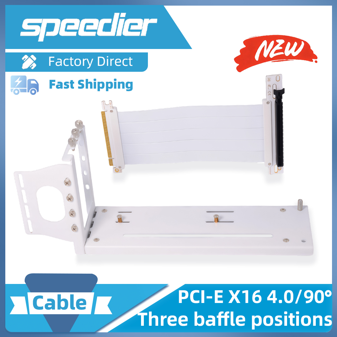 Pcie 4.0 X16 Riser Cable 90 Degree - Кабель-удлинитель для видеокарты PCI-E 4.0 X16