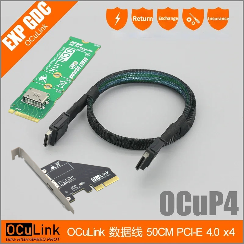 External Gpu Dock Pcie 4.0 Oculink - TH3P4 OCuP4 OCuLink Thunderbolt 4/3 USB4