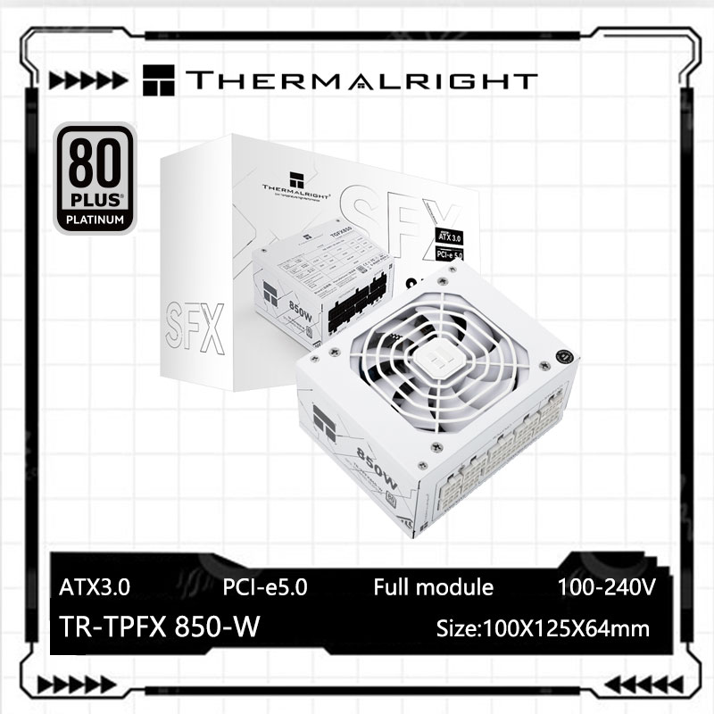 Sfx Power Supply 850W Gold - Thermalright TR-TPFX850 белый SFX полный модуль
