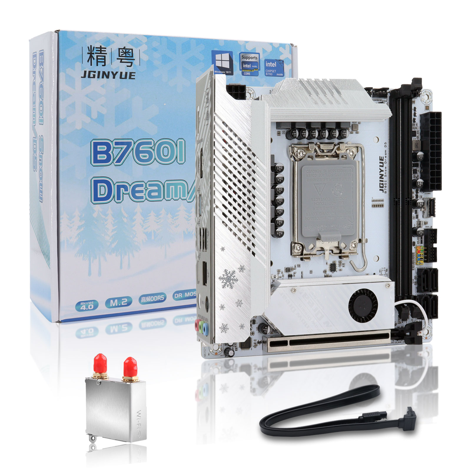 Lga 1700 Ddr5 Itx Motherboard - Материнская плата JGINYUE B760 Mini ITX