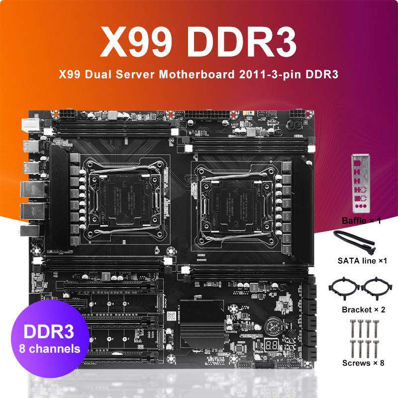 X99 Dual Cpu Motherboard Combo - Материнская плата процессора X99 с двумя