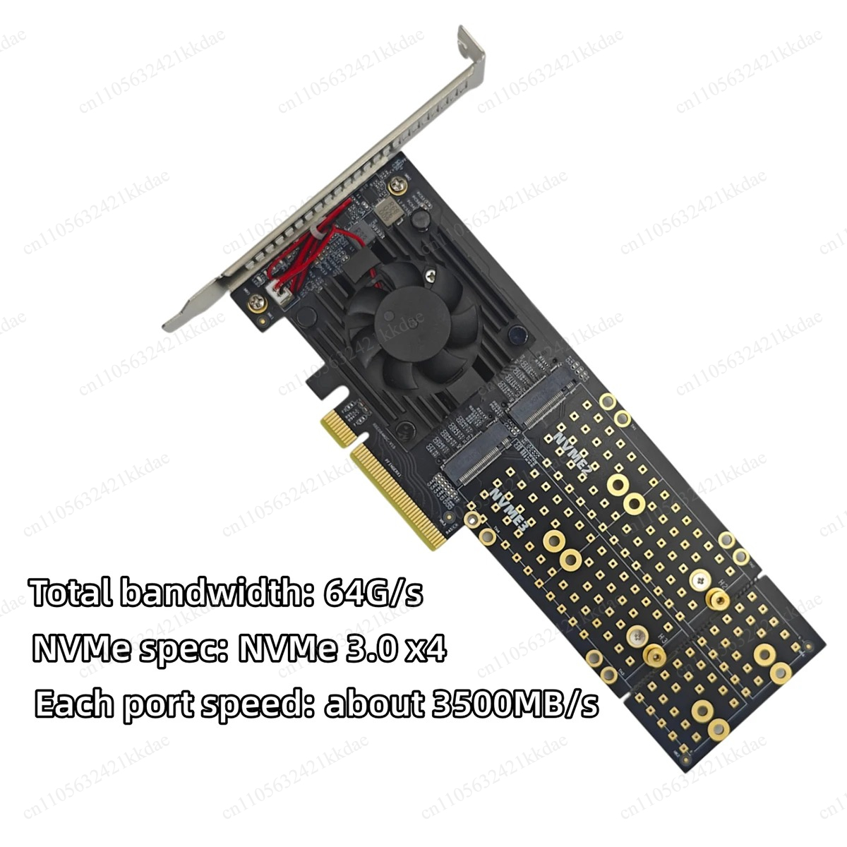 Адаптер-карта расширения NO NE – обзор и цена Quad M.2 Nvme Pcie Bifurcation Card