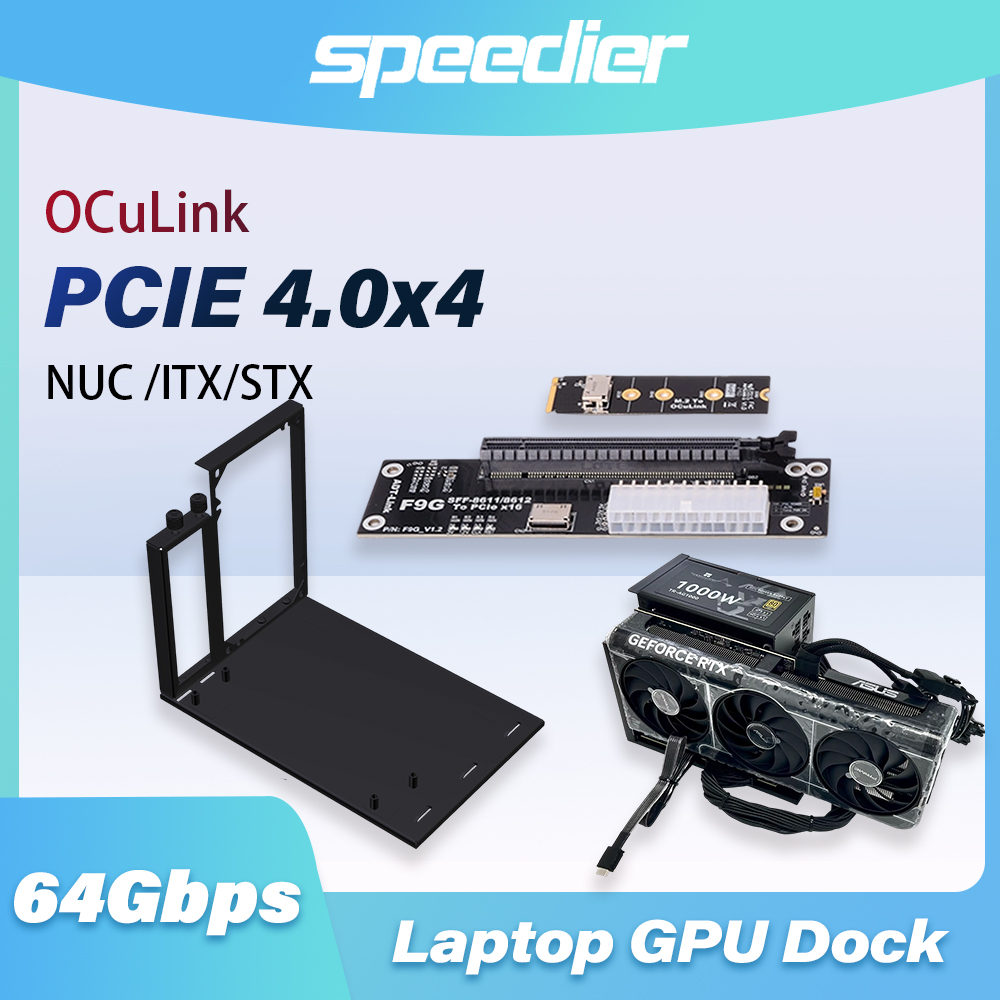 Адаптер F9G 64Gbps OcuLink to  – обзор и цена External Gpu Dock Pcie 4.0 Oculink