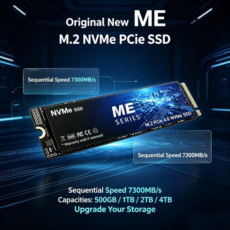 Новый SSD-накопитель ME SERIES – обзор и цена M.2 Nvme 4Tb Pcie 4.0 Ssd