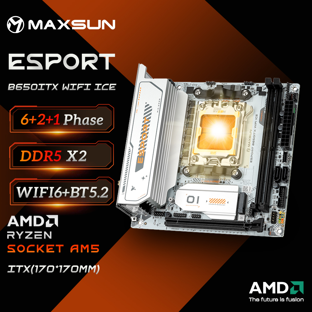 Материнская плата MAXSUN B650M – обзор и цена B650 Itx Motherboard Wifi