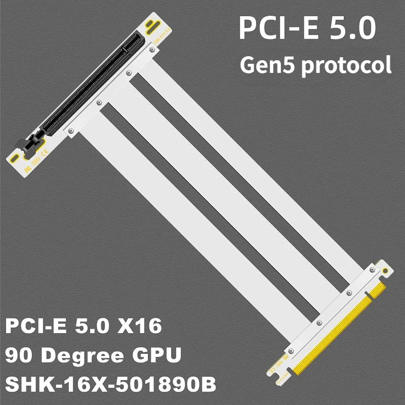 Кабель-удлинитель PCIe 5.0 x16 – обзор и цена Pcie 4.0 X16 Riser Cable 90 Degree