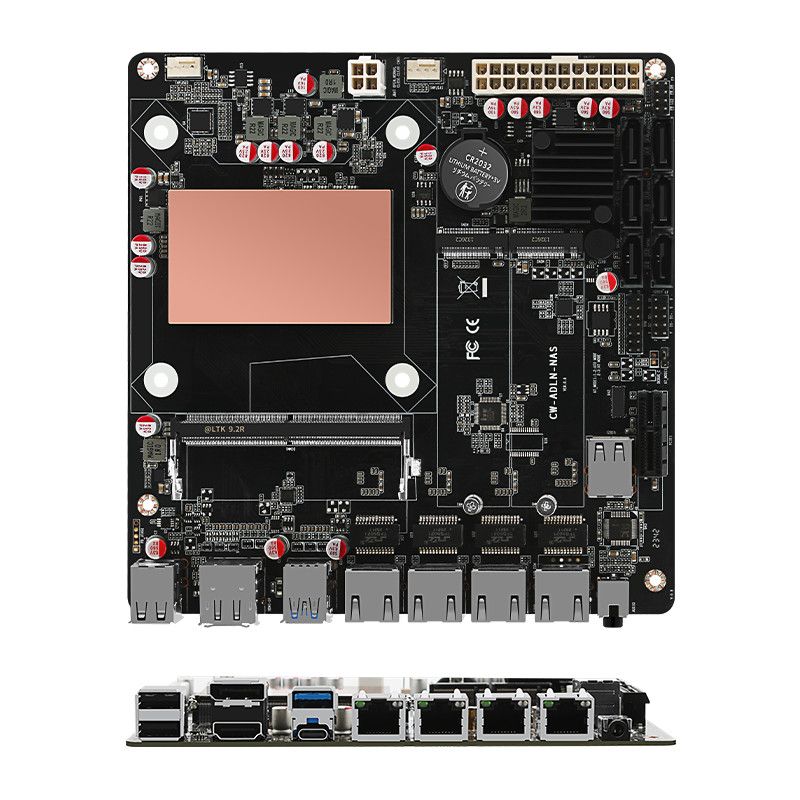 Материнская плата NAS с низким – обзор и цена Nas Motherboard N100 6 Sata