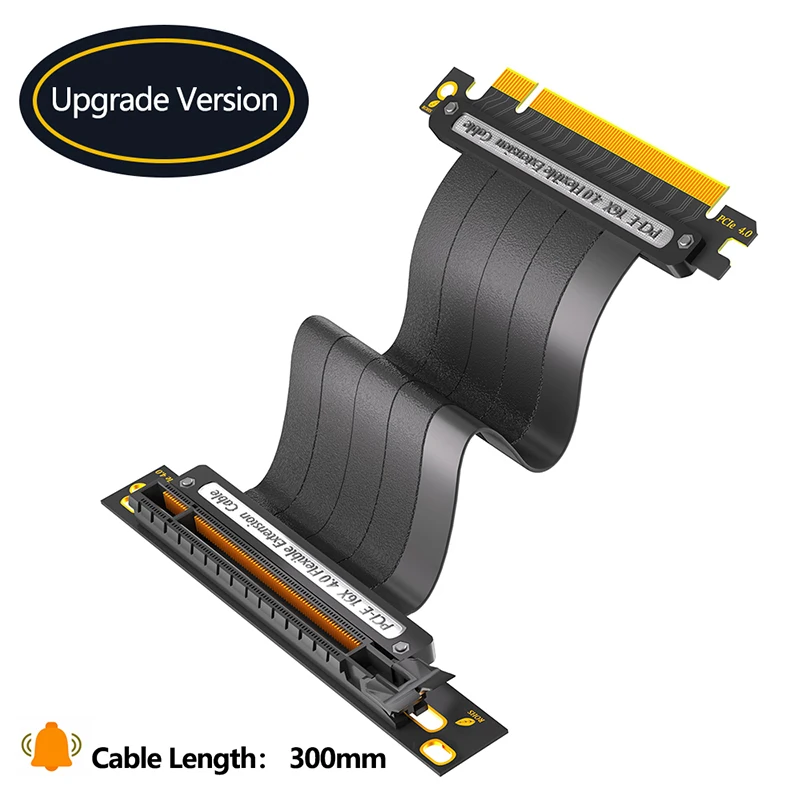 Гибкий кабель PCI-E X16 4,0, 9 – обзор и цена Pcie 4.0 X16 Riser Cable 90 Degree