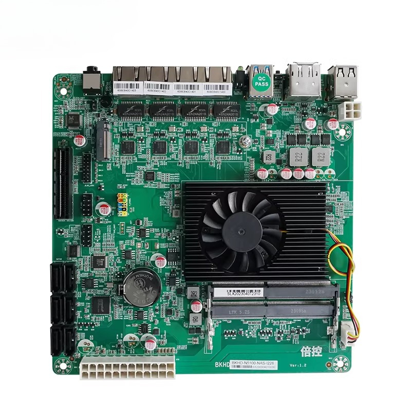 N5105 Четырехъядерная материнс – обзор и цена Nas Motherboard N100 6 Sata