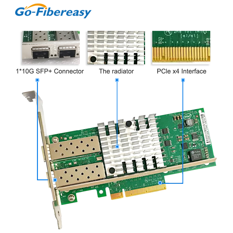 Сетевая карта X520-DA2 10Gb SF – обзор и цена 10Gb Sfp+ Pcie Network Card Dual Port