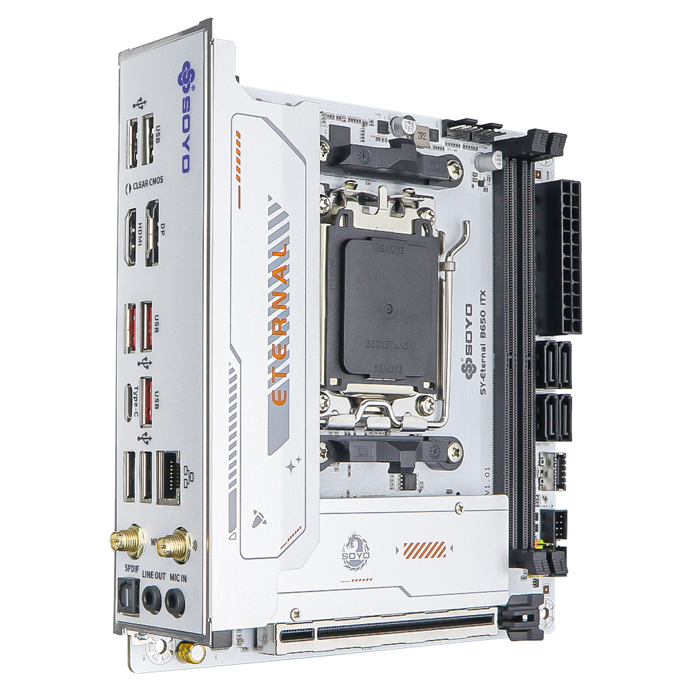 SOYO B650ITX Мини-материнская  – обзор и цена B650 Itx Motherboard Wifi