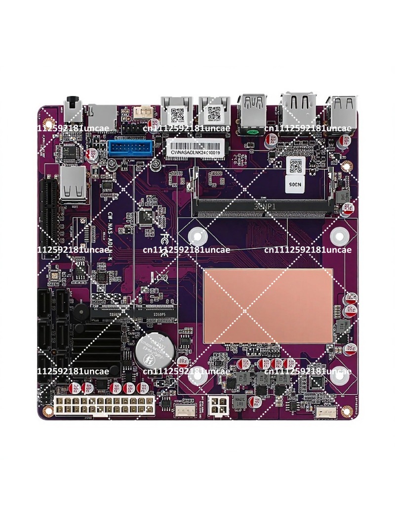 Материнская плата NAS DDR5 12- – обзор и цена Nas Motherboard N100 6 Sata
