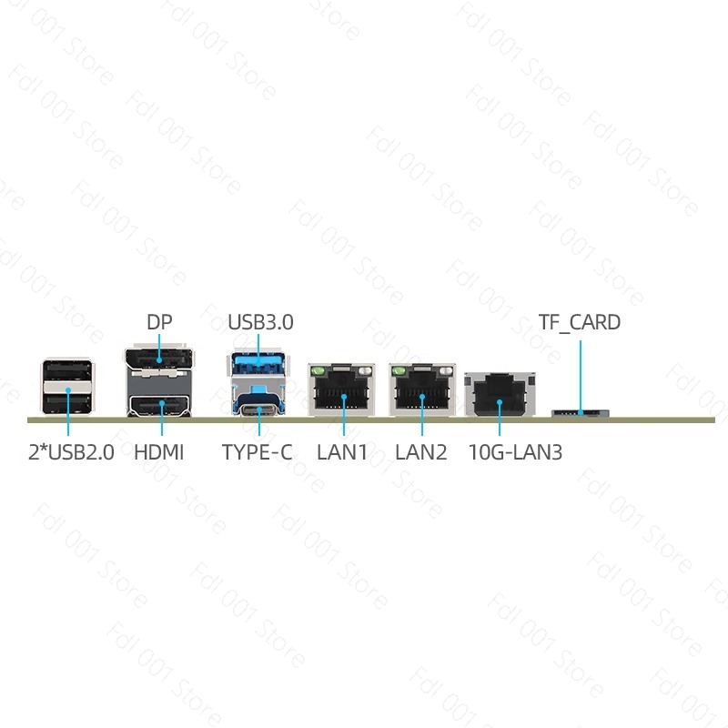 Материнская плата N100 с двумя – обзор и цена Nas Motherboard N100 6 Sata