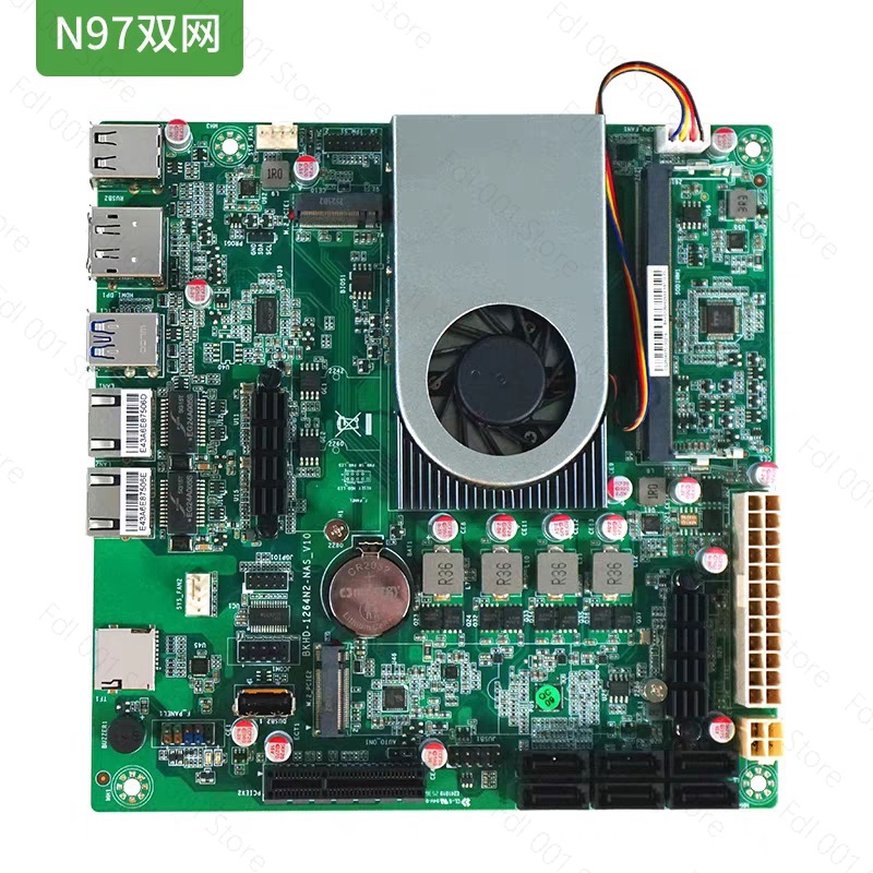 Материнская плата N100 с двумя – обзор и цена Nas Motherboard N100 6 Sata