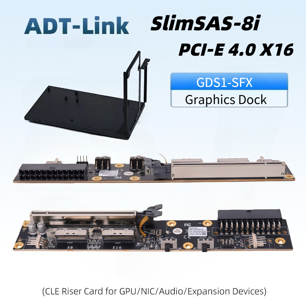 Док-станция Dual SlimSAS 8i дл – обзор и цена External Gpu Dock Pcie 4.0 Oculink