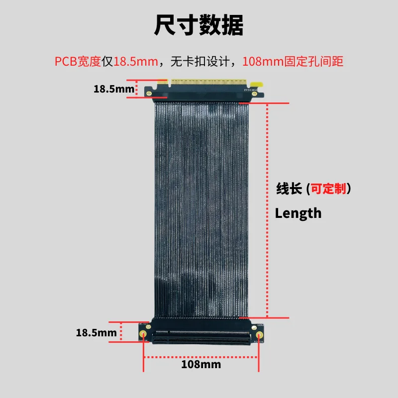 Экранированный удлинительный к – обзор и цена Pcie 4.0 X16 Riser Cable 90 Degree