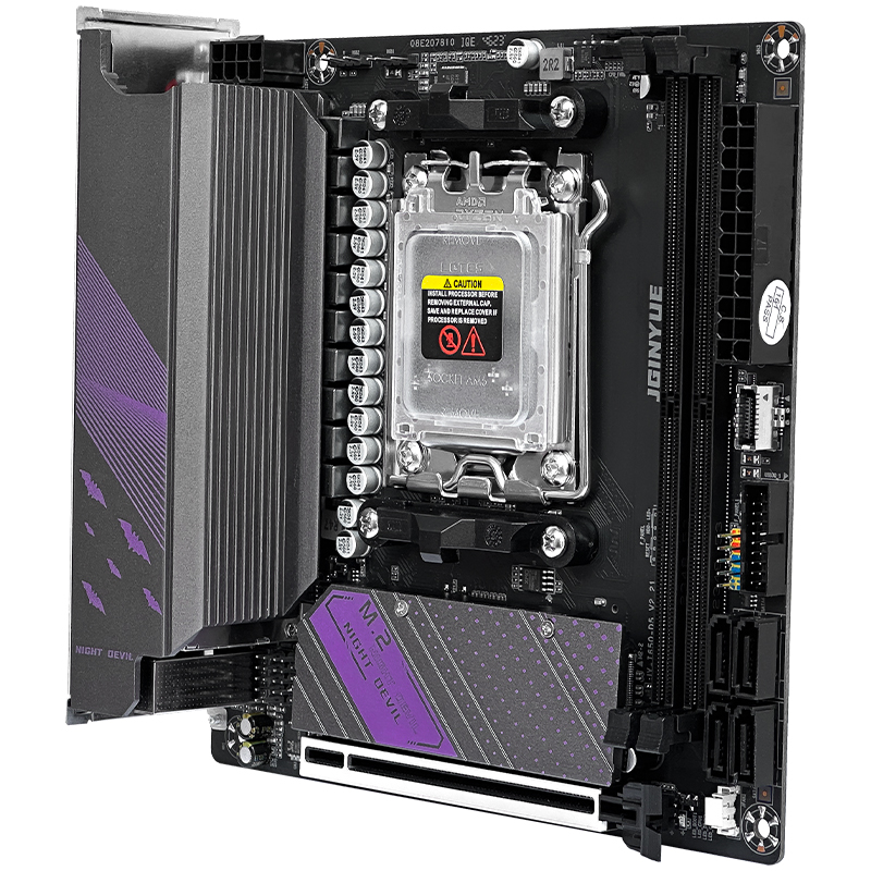 Материнская плата JGINYUE AM5  – обзор и цена B650 Itx Motherboard Wifi