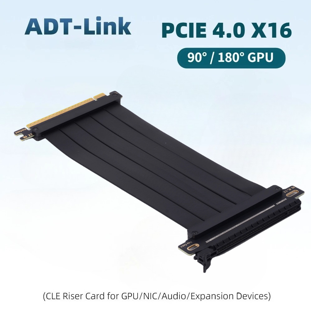 Универсальный кабель-удлинител – обзор и цена Pcie 4.0 X16 Riser Cable 90 Degree