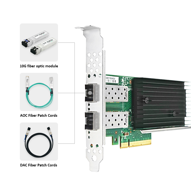 LR-LINK 1010PF-2SFP+ PCIe x8 Д – обзор и цена 10Gb Sfp+ Pcie Network Card Dual Port
