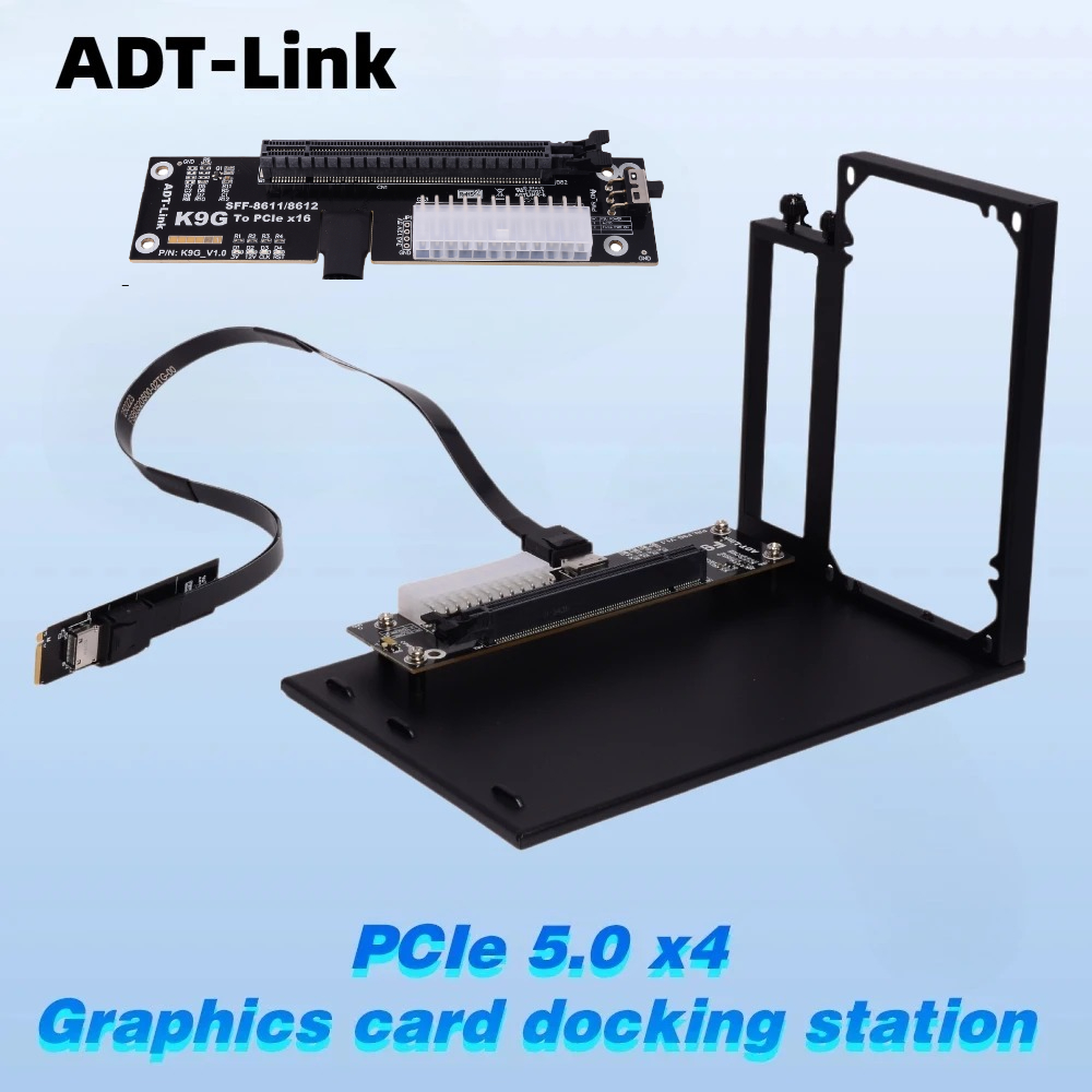 Внешняя видеокарта ADT-Link PC – обзор и цена External Gpu Dock Pcie 4.0 Oculink