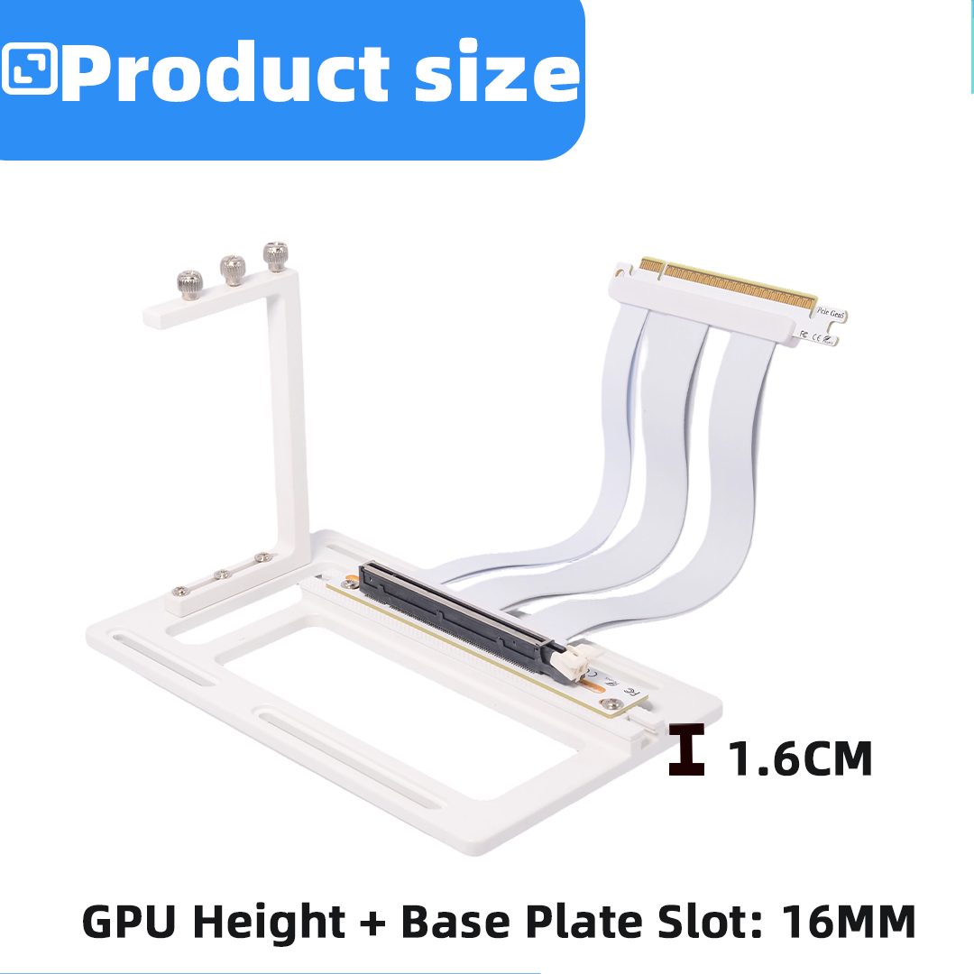 Кабель-удлинитель PCIe 5.0/4.0 – обзор и цена Pcie 4.0 X16 Riser Cable 90 Degree