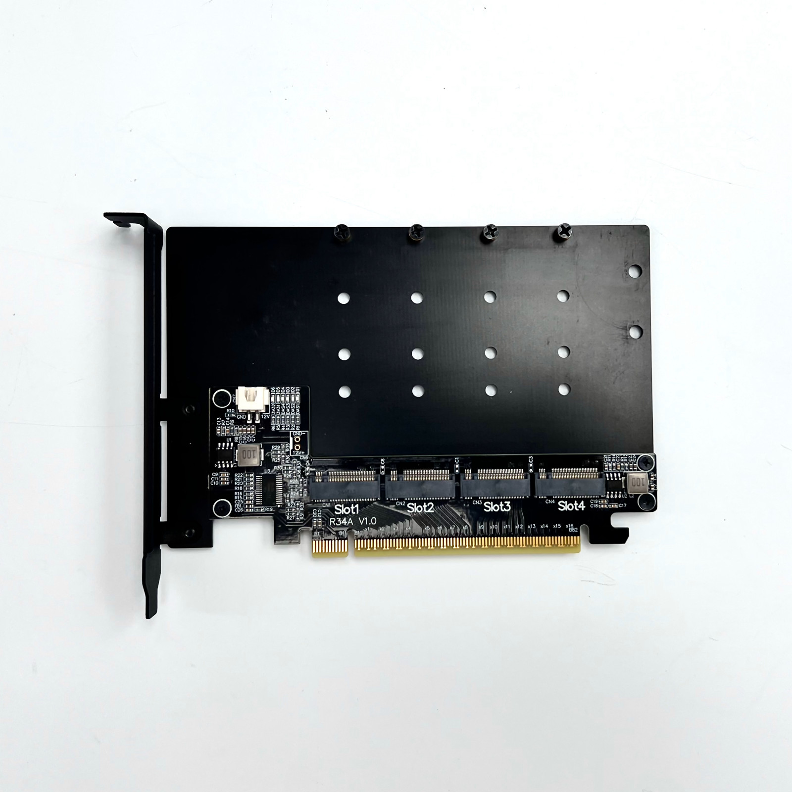 Карта расширения R34A PCIe 5.0 – обзор и цена Quad M.2 Nvme Pcie Bifurcation Card