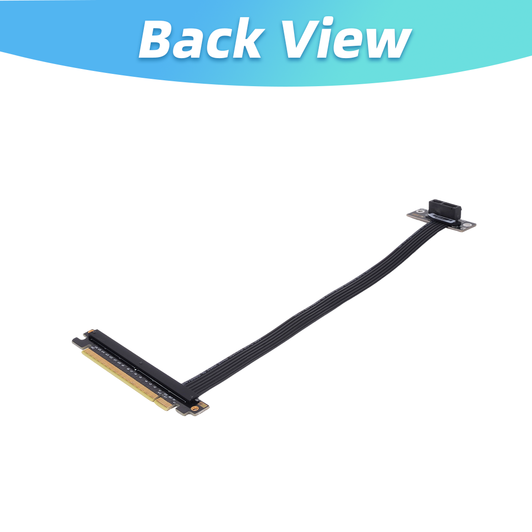 Кабель-удлинитель PCIe 4.0 / 3 – обзор и цена Pcie 4.0 X16 Riser Cable 90 Degree