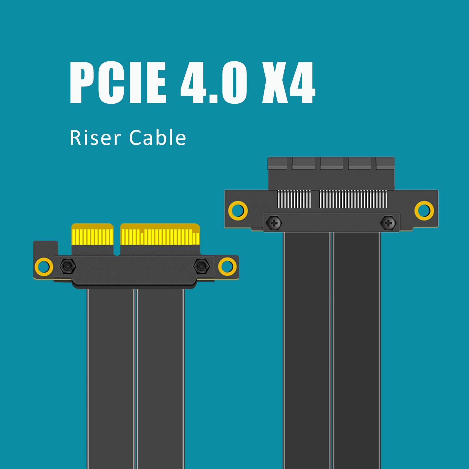 Кабель-удлинитель PCIe 4.0 X4, – обзор и цена Pcie 4.0 X16 Riser Cable 90 Degree