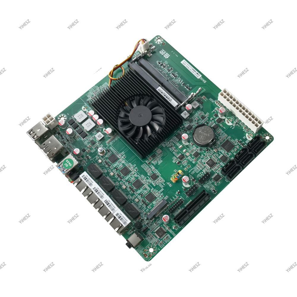 Материнская плата BK N5105 Qua – обзор и цена Nas Motherboard N100 6 Sata