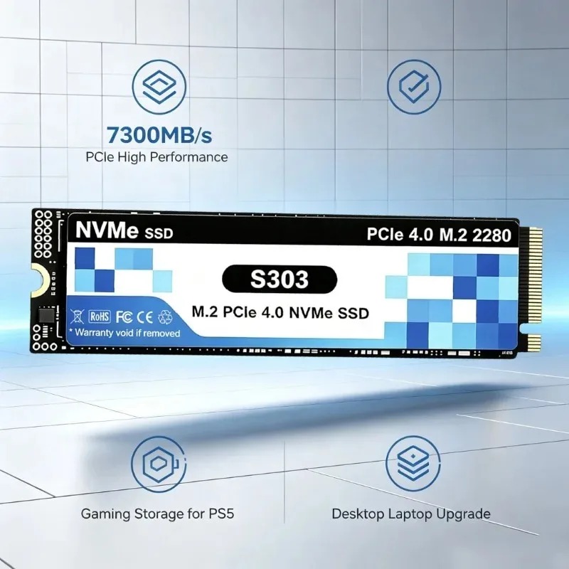 S303 PCIe 4.0 M.2 NVMe SSD 500 – обзор и цена M.2 Nvme 4Tb Pcie 4.0 Ssd