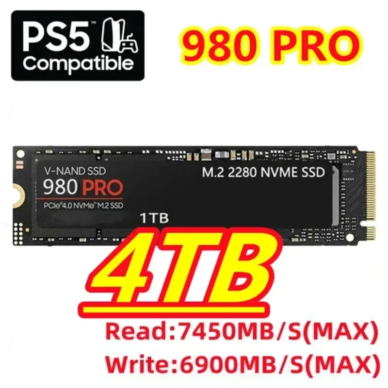 Новый SSD-накопитель 980 Pro 1 – обзор и цена M.2 Nvme 4Tb Pcie 4.0 Ssd